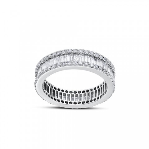 2.02 ct. Pırlanta Baget Tamtur Yüzük