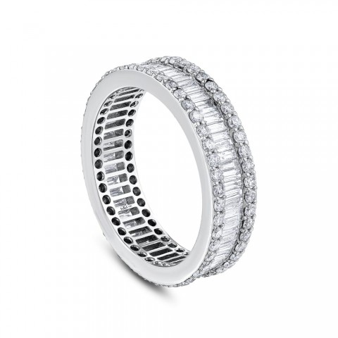 2.02 ct. Pırlanta Baget Tamtur Yüzük