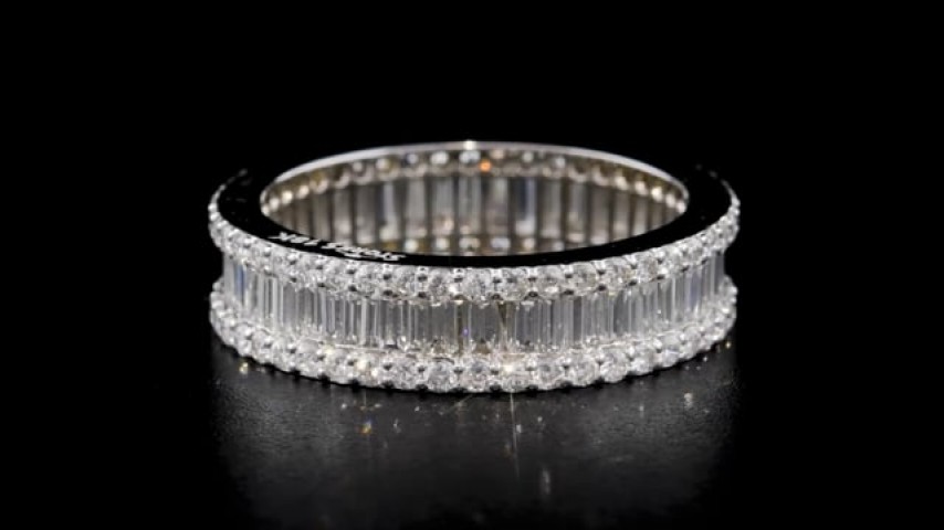 2.02 ct. Pırlanta Baget Tamtur Yüzük