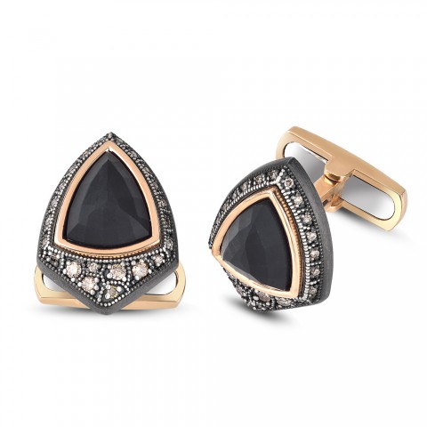 2.38 ct. Pırlantalı Kol Düğmesi