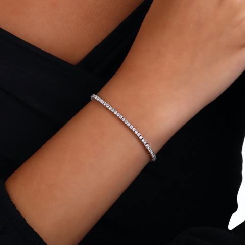 2.91 ct. Pırlanta Suyolu Bileklik