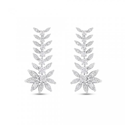 3.92 ct. Pırlanta Küpe