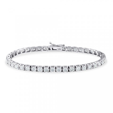 4.37 ct. Pırlanta Suyolu Bileklik