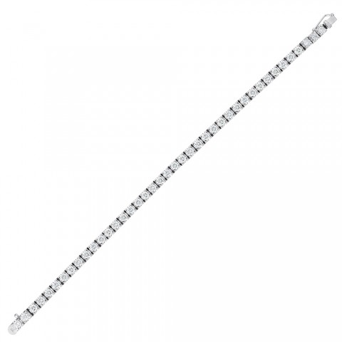 4.37 ct. Pırlanta Suyolu Bileklik