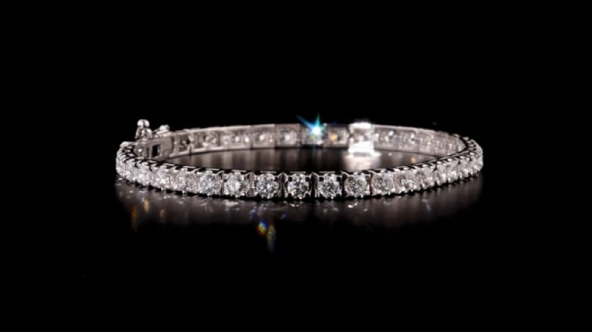 4.37 ct. Pırlanta Suyolu Bileklik