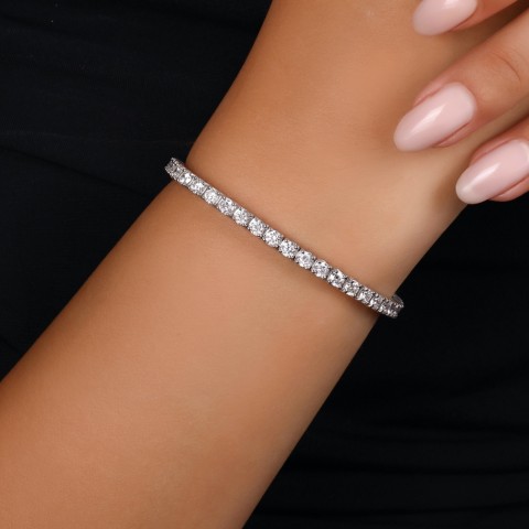 6.59 ct. Pırlanta Suyolu Bileklik