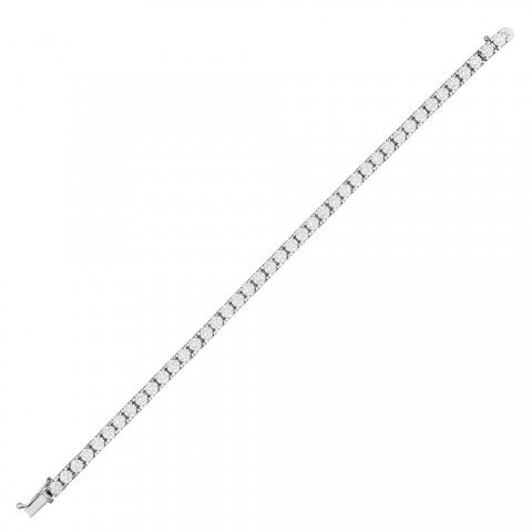 8.10 ct. Pırlanta Suyolu Bileklik