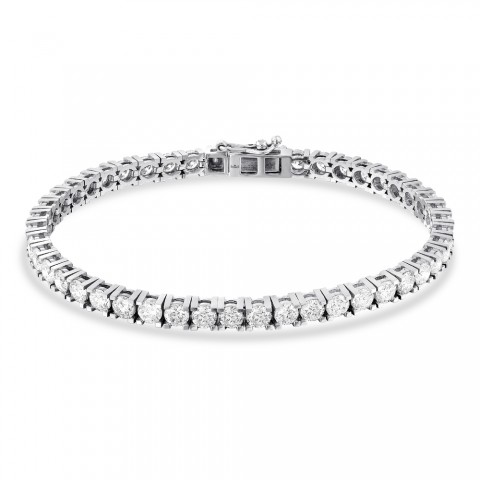 8.73 ct. Pırlanta Suyolu Bileklik