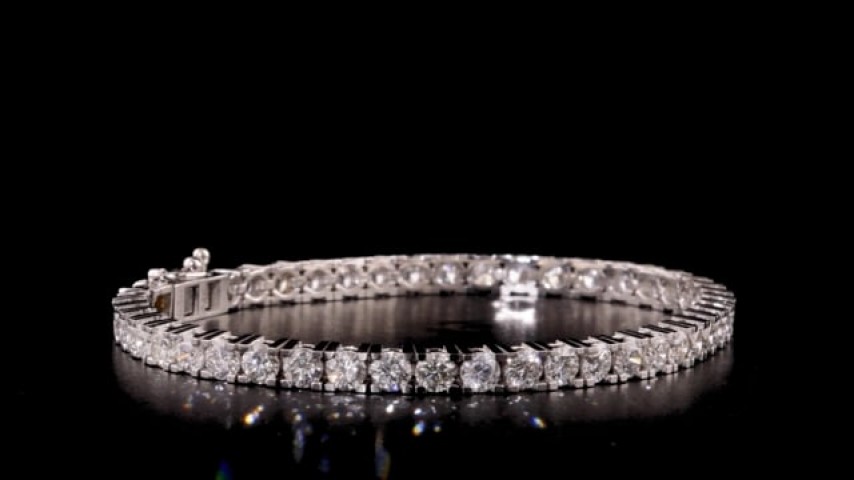 8.73 ct. Pırlanta Suyolu Bileklik