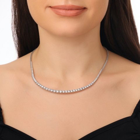 8.93 ct. Pırlanta Suyolu Kolye