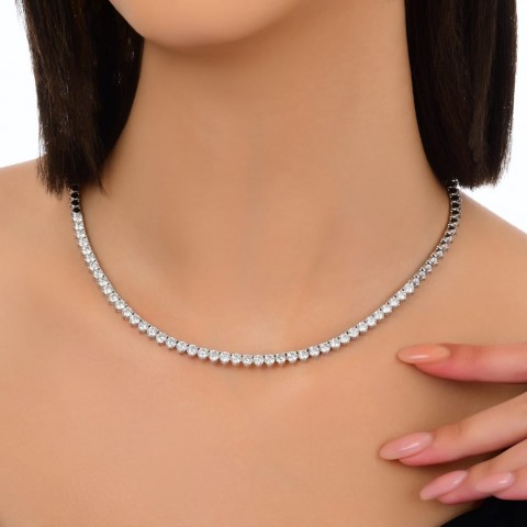 9.97 ct. Pırlanta Suyolu Kolye