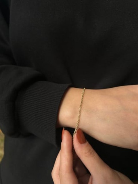 Düz Doç zincir bileklik Düz Doç zincir bileklik