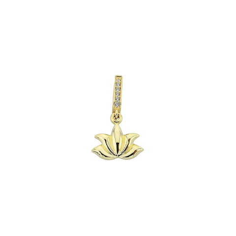 Lotus Taşlı Charm
