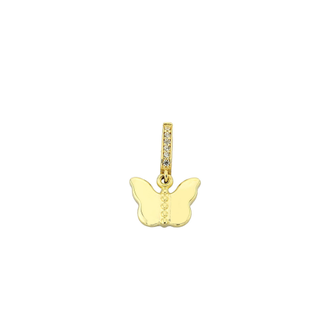 Taşlı Kelebek Charm